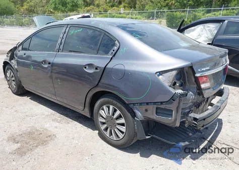 2014 Honda Civic Lx из США, поврежденный, VIN 19XFB2F51EE067871